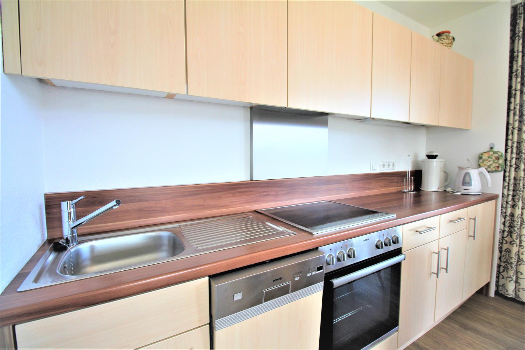 Küche der Ferienwohnung Hohe Lith 2.09