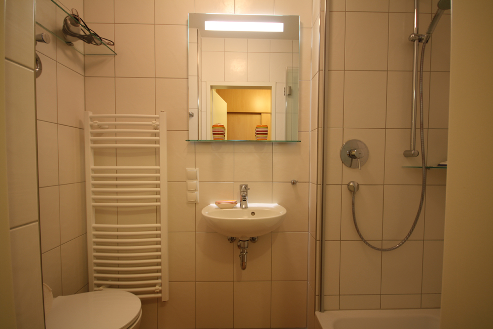 Kleines Badezimmer der Wohnung Ankerplatz